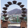 POG아치파고라/2750*1100*3000/벤츠별매/대형아취형화분/도로화분분/조형물화분/넝쿨식재용/벤치별도/주문생산/택배별도